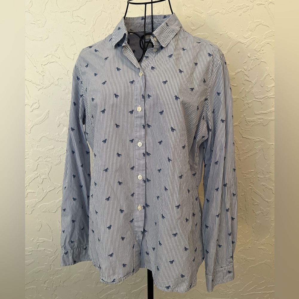 Barbour Malvern Button Down Shirt Horse and Stripe